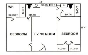 Tucasa Townhomes in Irving, TX - Foto de edificio - Floor Plan