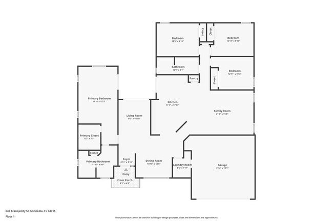 640 Tranquility St in Minneola, FL - Foto de edificio - Building Photo