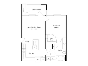 Alpine Creekside in Haltom City, TX - Foto de edificio - Floor Plan