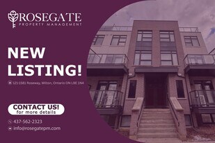 1581 Rose Way in Milton, ON - Building Photo