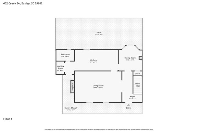 602 Creek Dr in Easley, SC - Foto de edificio - Building Photo