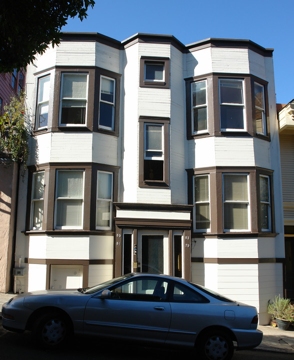 79-85 Delmar Street in San Francisco, CA - Foto de edificio