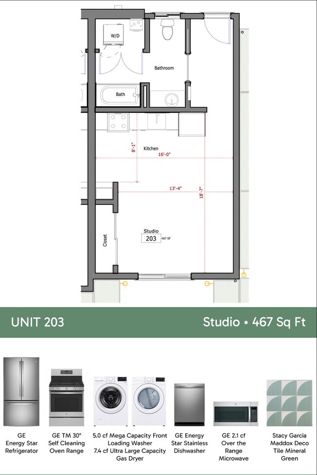 825 De la Vina St in Santa Barbara, CA - Foto de edificio - Floor Plan
