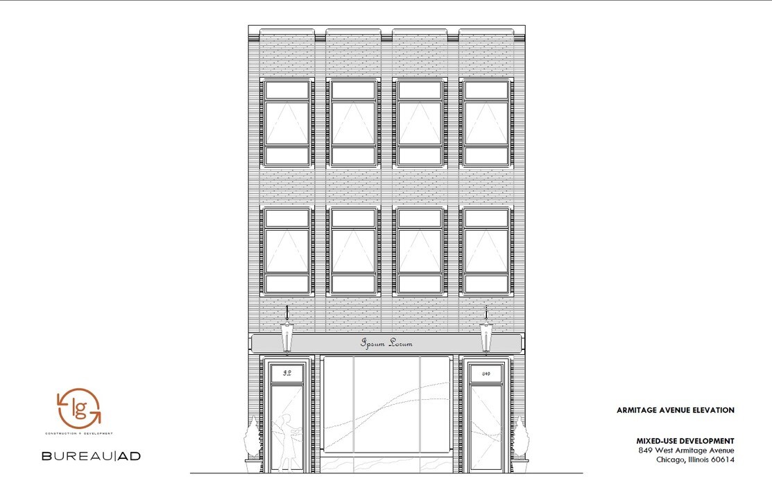 849 W Armitage Ave in Chicago, IL - Building Photo