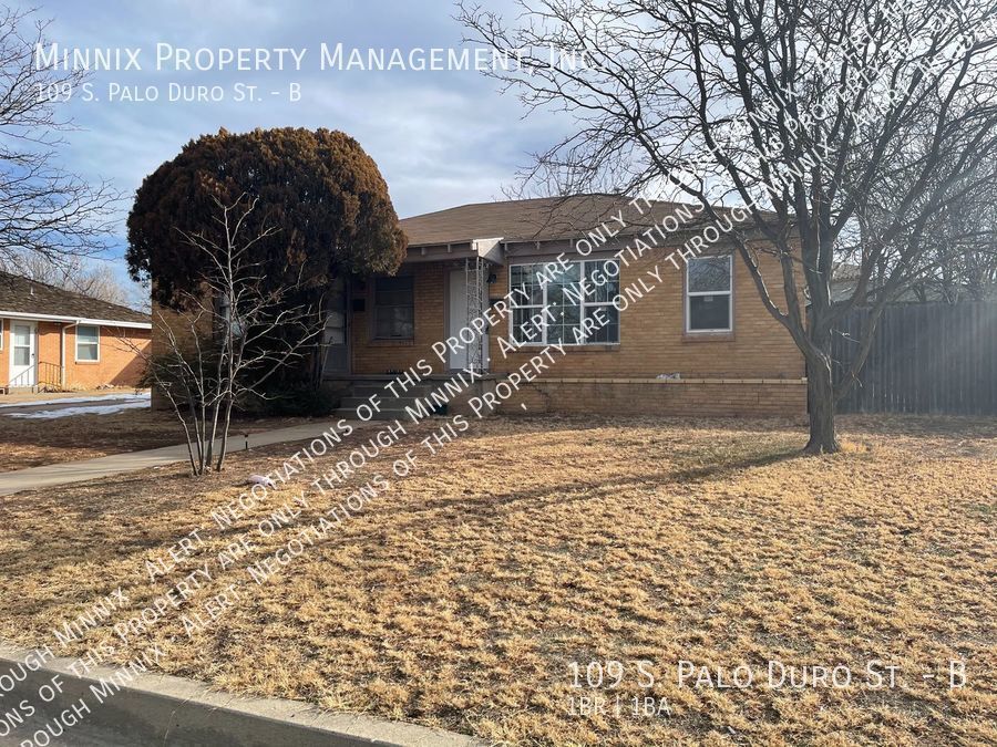 109 S Palo Duro St, Unit B in Amarillo, TX - Building Photo