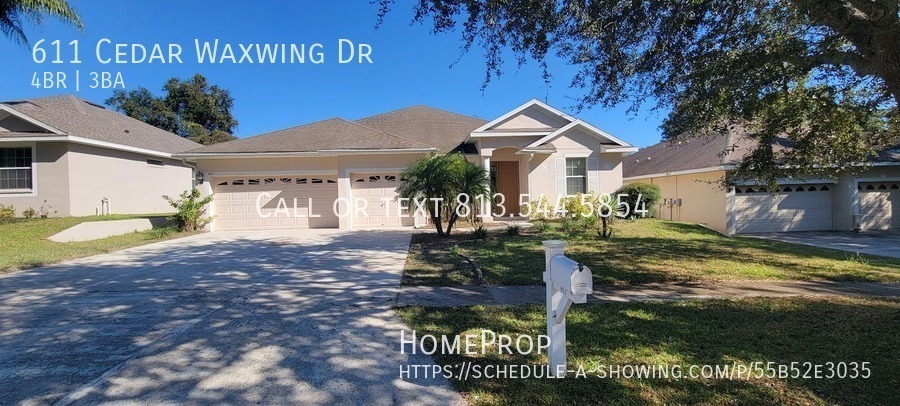 611 Cedar Waxwing Dr in Brandon, FL - Building Photo