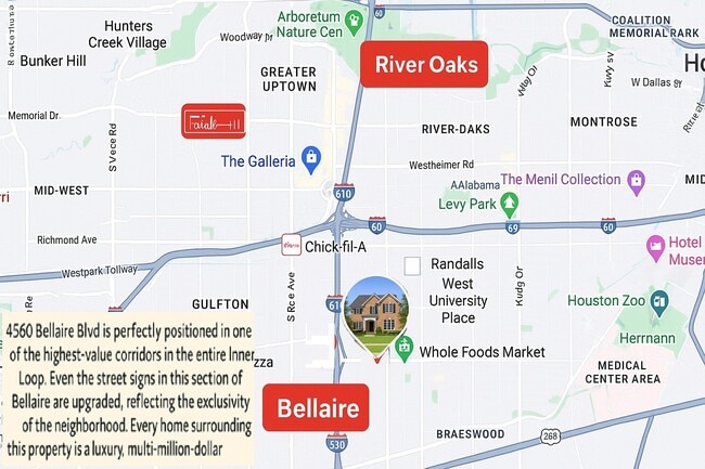 property at 4560 Bellaire Blvd