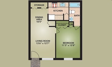 Delaware Village in Delaware, OH - Foto de edificio - Floor Plan