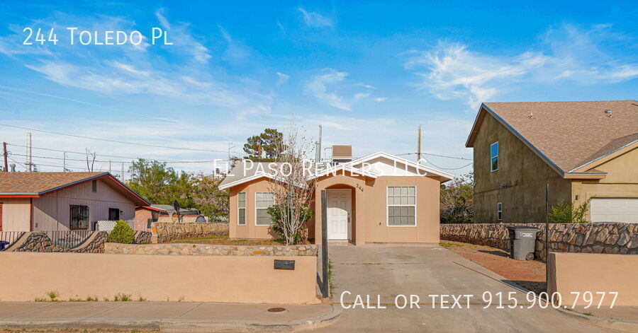 244 Toledo Pl in El Paso, TX - Foto de edificio