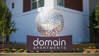 Domain Apartments Monument Sign - Domain Apartments in San Jose, California