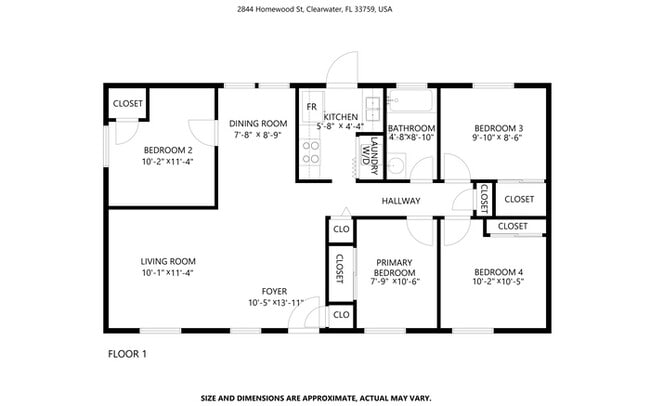2844 Homewood St in Clearwater, FL - Building Photo - Building Photo
