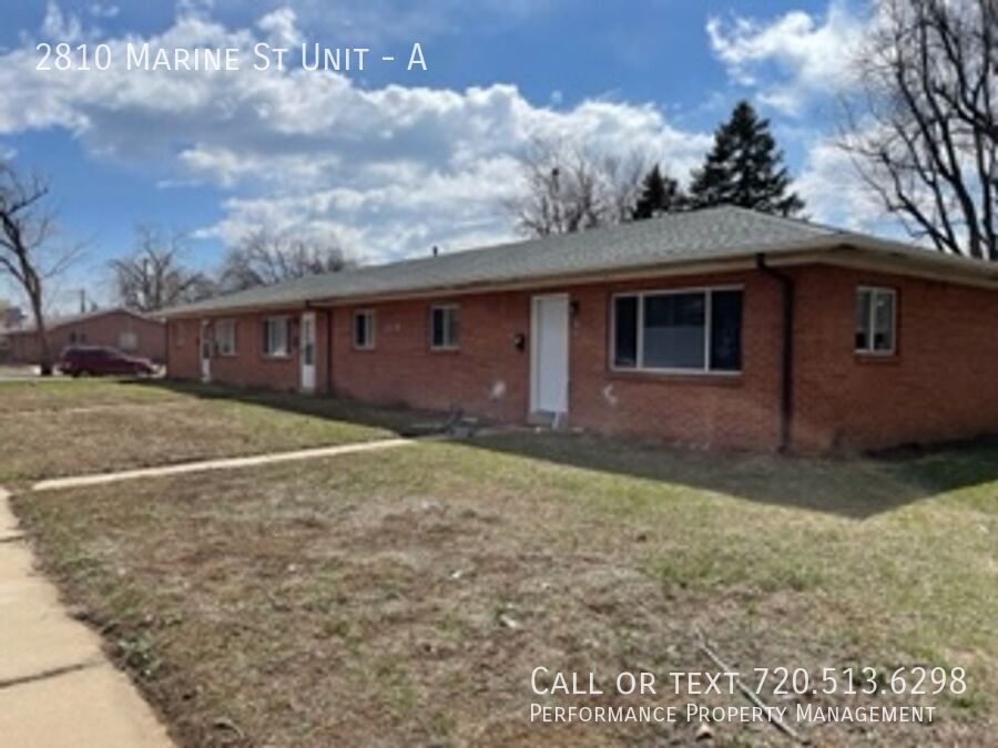 2810 Marine St in Boulder, CO - Building Photo