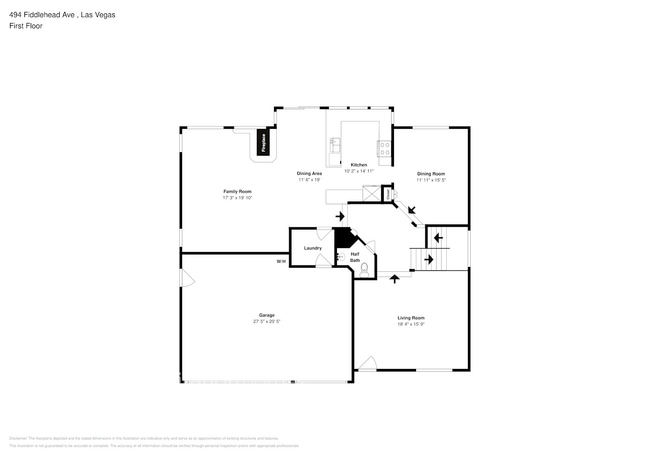 494 Fiddlehead Ave in Las Vegas, NV - Foto de edificio - Building Photo