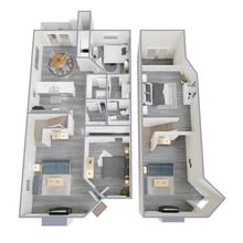 Park at Leblanc in Fort Worth, TX - Foto de edificio - Floor Plan