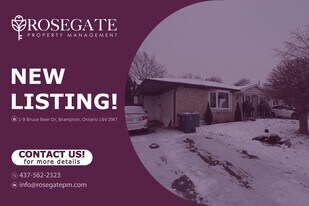 9 Bruce Beer Dr in Brampton, ON - Building Photo