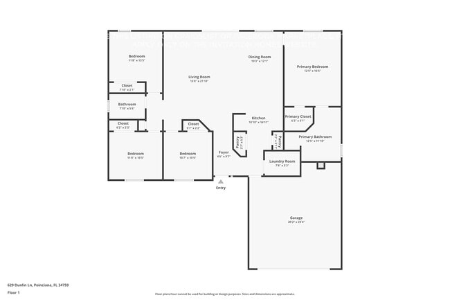 629 Dunlin Ln in Poinciana, FL - Foto de edificio - Building Photo