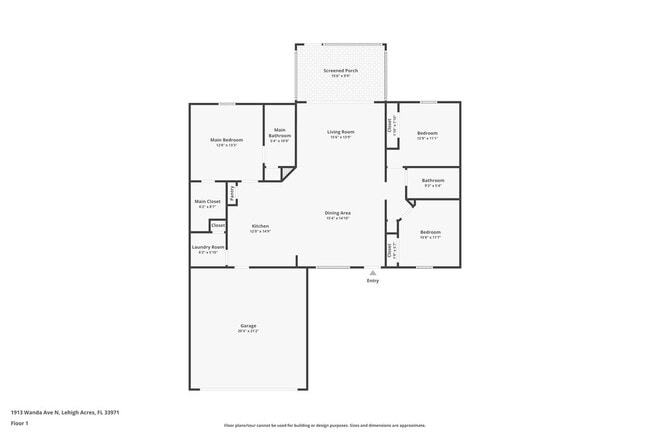 1913 Wanda Ave N in Lehigh Acres, FL - Building Photo - Building Photo