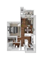 Mariposa at Reed Road 55+ Apartment Homes in Houston, TX - Foto de edificio - Interior Photo