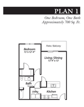 Golden Ridge in Abilene, KS - Foto de edificio - Floor Plan