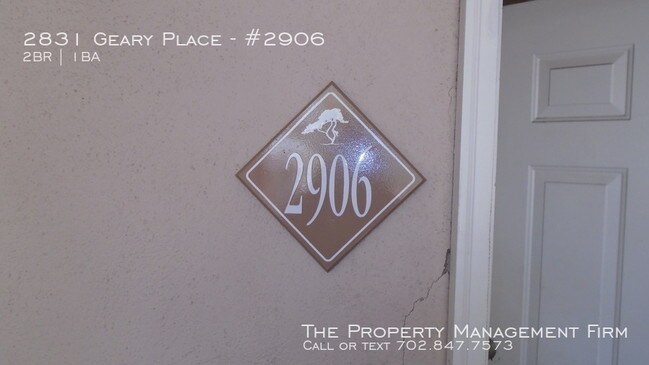 2831 Geary Pl-Unit -#2906 in Las Vegas, NV - Building Photo - Building Photo