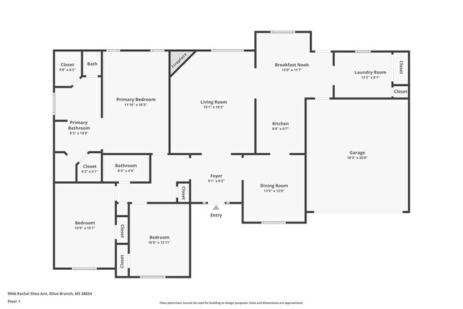 9946 Rachel Shea Ave in Olive Branch, MS - Foto de edificio - Building Photo