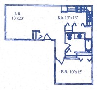 Foster Court Apartments in Mount Carroll, IL - Foto de edificio - Floor Plan