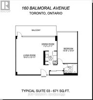 160 Balmoral Ave in Toronto, ON - Building Photo