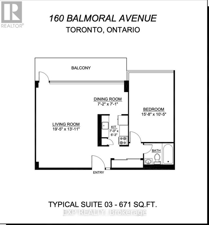 160 Balmoral Ave in Toronto, ON - Building Photo