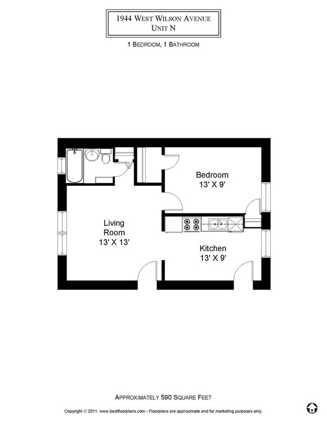 1944 W Wilson Ave, Unit 1N in Chicago, IL - Building Photo - Building Photo