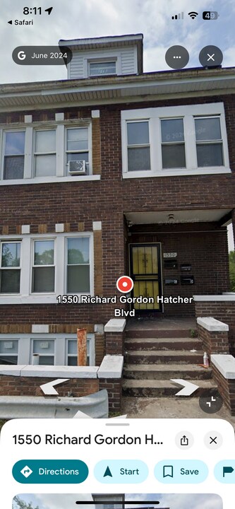 1550 Richard Gordon Hatcher Blvd, Unit Apt A in Gary, IN - Building Photo