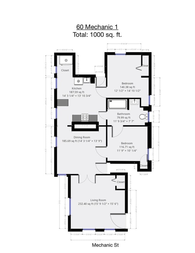 property at 60 Mechanic St