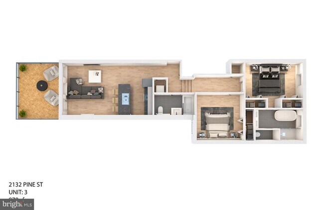 2132 Pine St, Unit 3 in Philadelphia, PA - Building Photo - Building Photo