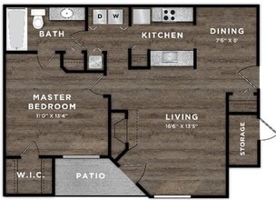 Southside Villas in Jacksonville, FL - Foto de edificio - Floor Plan