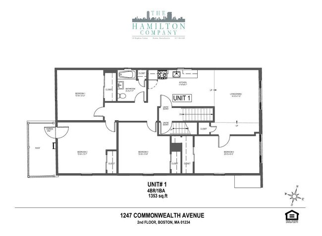 1247 Commonwealth in Allston, MA - Building Photo - Floor Plan