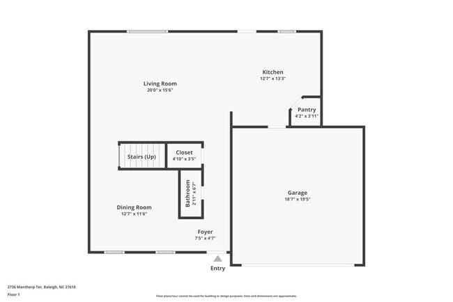 2736 Manthorp Terrace in Raleigh, NC - Building Photo - Building Photo