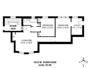 1610 W Sunnyside Ave, Unit 3E in Chicago, IL - Building Photo - Building Photo