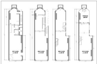 2216 Walnut St in Philadelphia, PA - Foto de edificio - Floor Plan