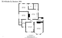 78 Hillside St, Unit 3 in Boston, MA - Foto de edificio - Building Photo