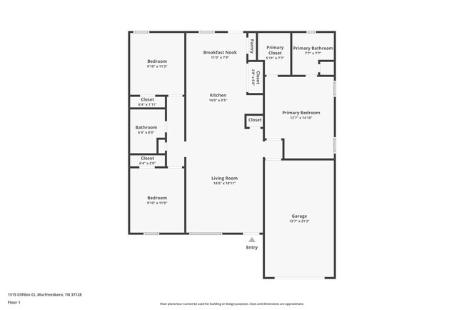 1515 Clifdon Ct in Murfreesboro, TN - Building Photo - Building Photo