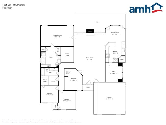 1601 Oak Pl Ct in Pearland, TX - Foto de edificio - Building Photo