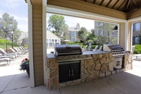 BBQ Area - Quail Cove Apartments in Colorado Springs, Colorado