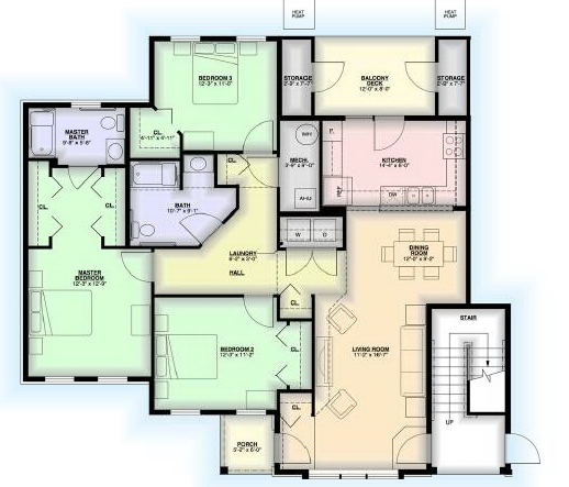 Limerock Court in State College, PA - Building Photo - Floor Plan