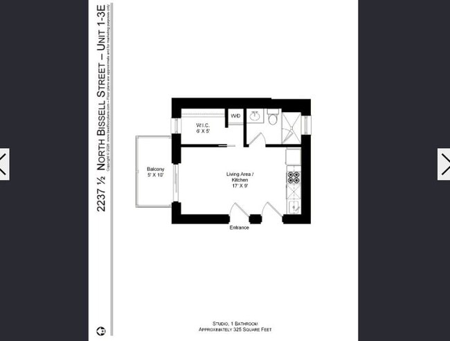 2237.5 N Bissell St, Unit 2E in Chicago, IL - Foto de edificio - Building Photo