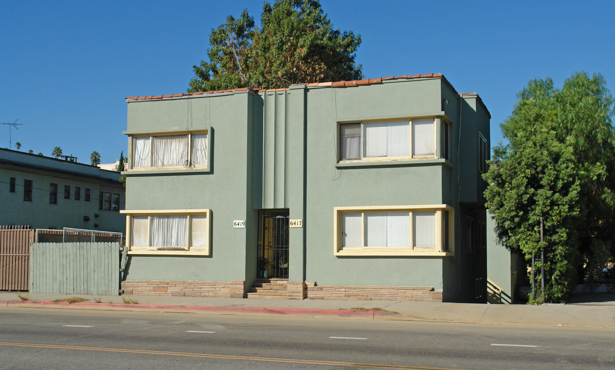 6417-6419 Franklin Ave in Los Angeles, CA - Foto de edificio
