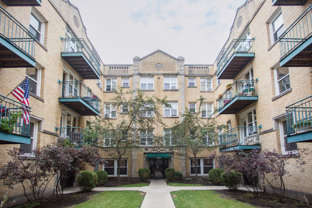 Dakin Court - 910 W Dakin St in Chicago, IL - Foto de edificio