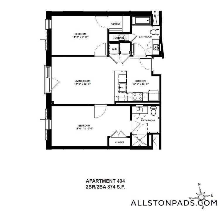 55 Brighton Ave, Unit 404 in Boston, MA - Foto de edificio