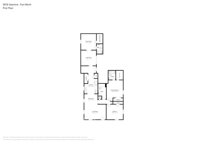 3978 Valentine St in Fort Worth, TX - Foto de edificio - Building Photo