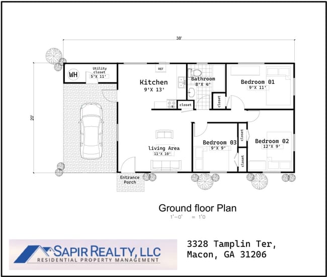 3328 Tamplin Terrace in Macon, GA - Building Photo - Building Photo