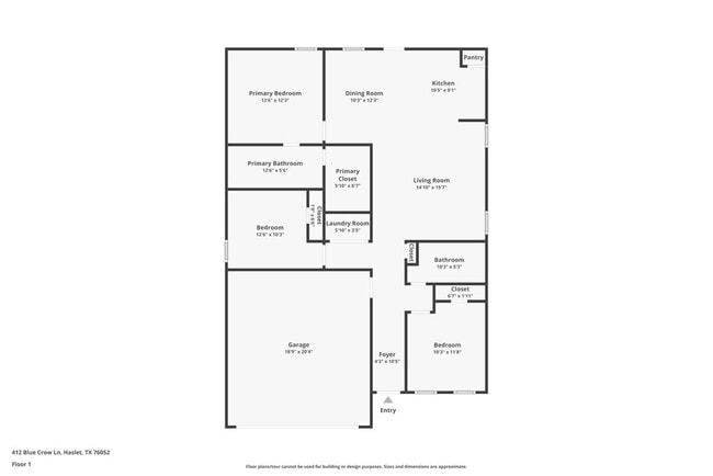 412 Blue Crow Ln in Haslet, TX - Foto de edificio - Building Photo