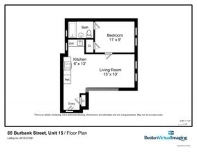 65 Burbank St, Unit 15 in Boston, MA - Foto de edificio - Building Photo